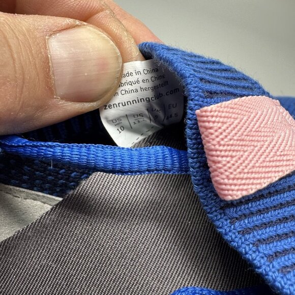 Zen Running Club ZR 01 Running Sneakers Shoes Men’s 10 Womens 11.5 Blue Pink - Picture 8 of 9